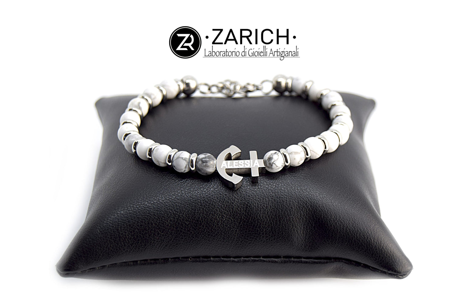 White Anchor Bracelet