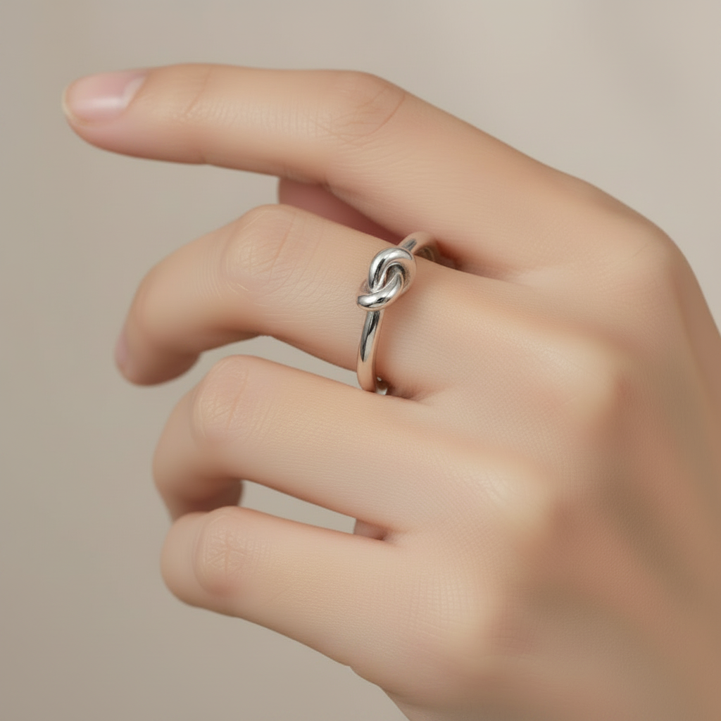 Love knot ring