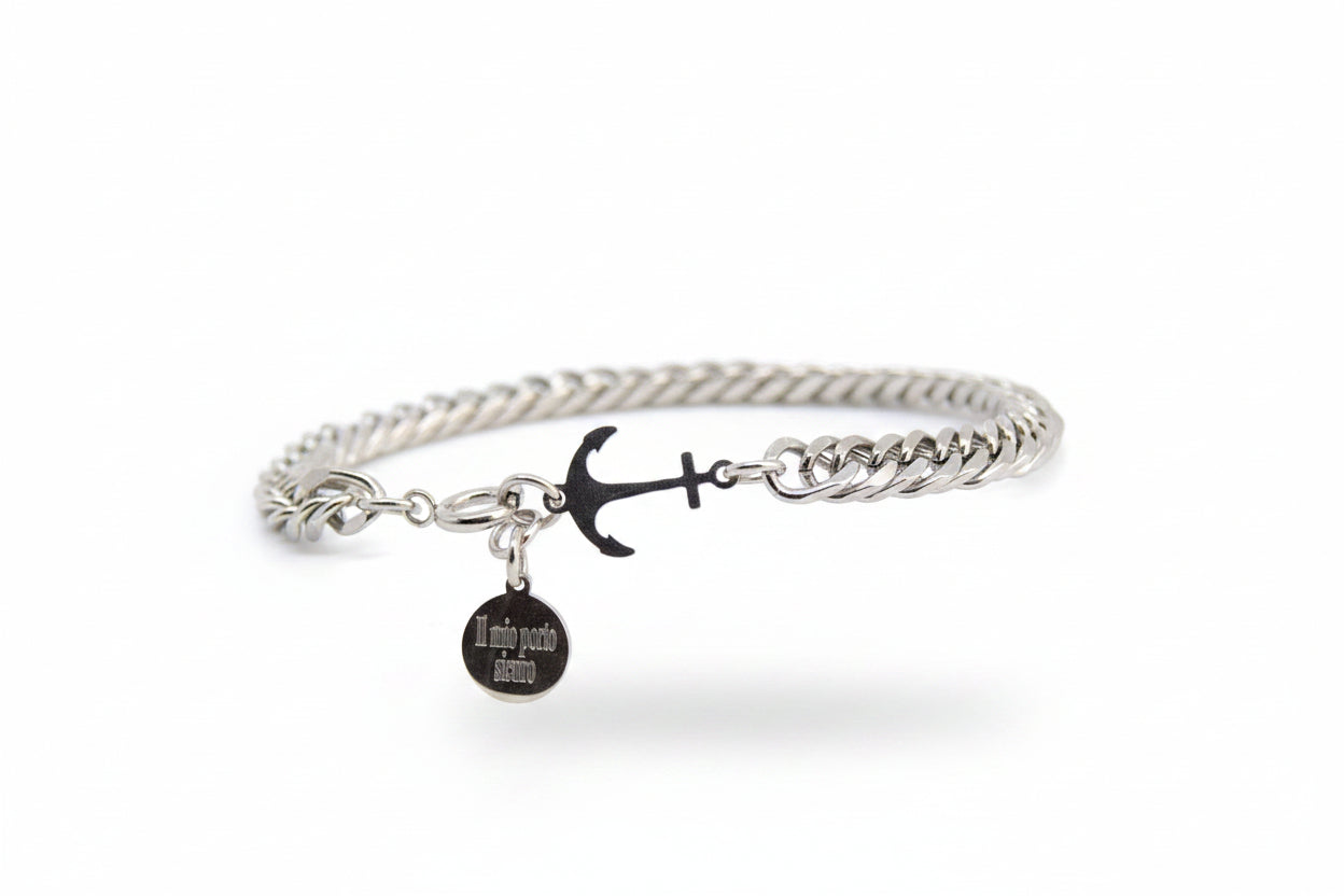 Anchor Arrow Medaglietta incisa