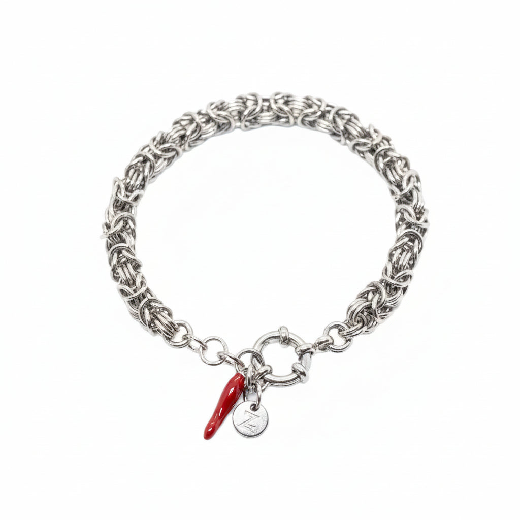 Bracciale Bizantina con cornetto