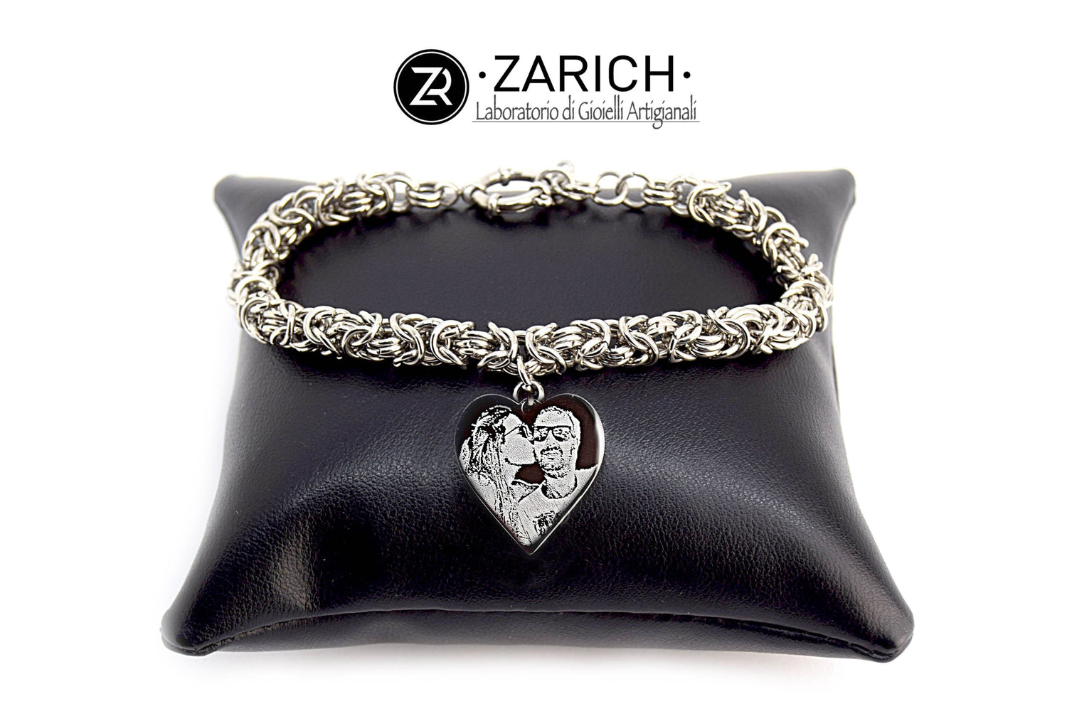 Byzantine Bracelet with Photo Engraving