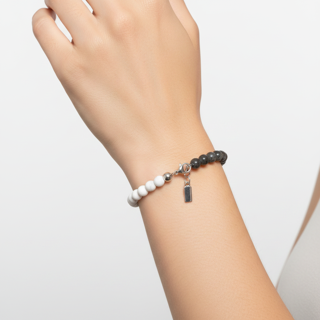 Bracciale Howlite & Labradorite