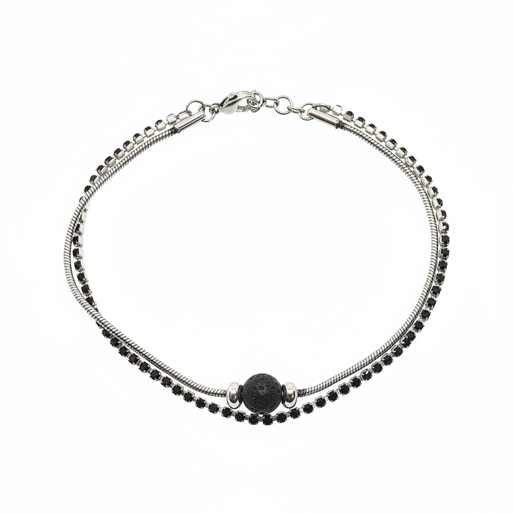 Bracciale bifilo snake tennis