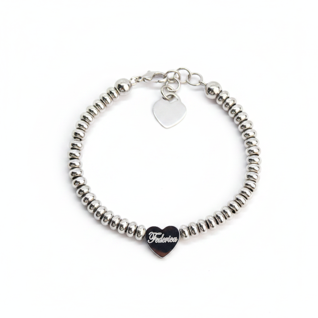 Bracciale Cuore Inciso