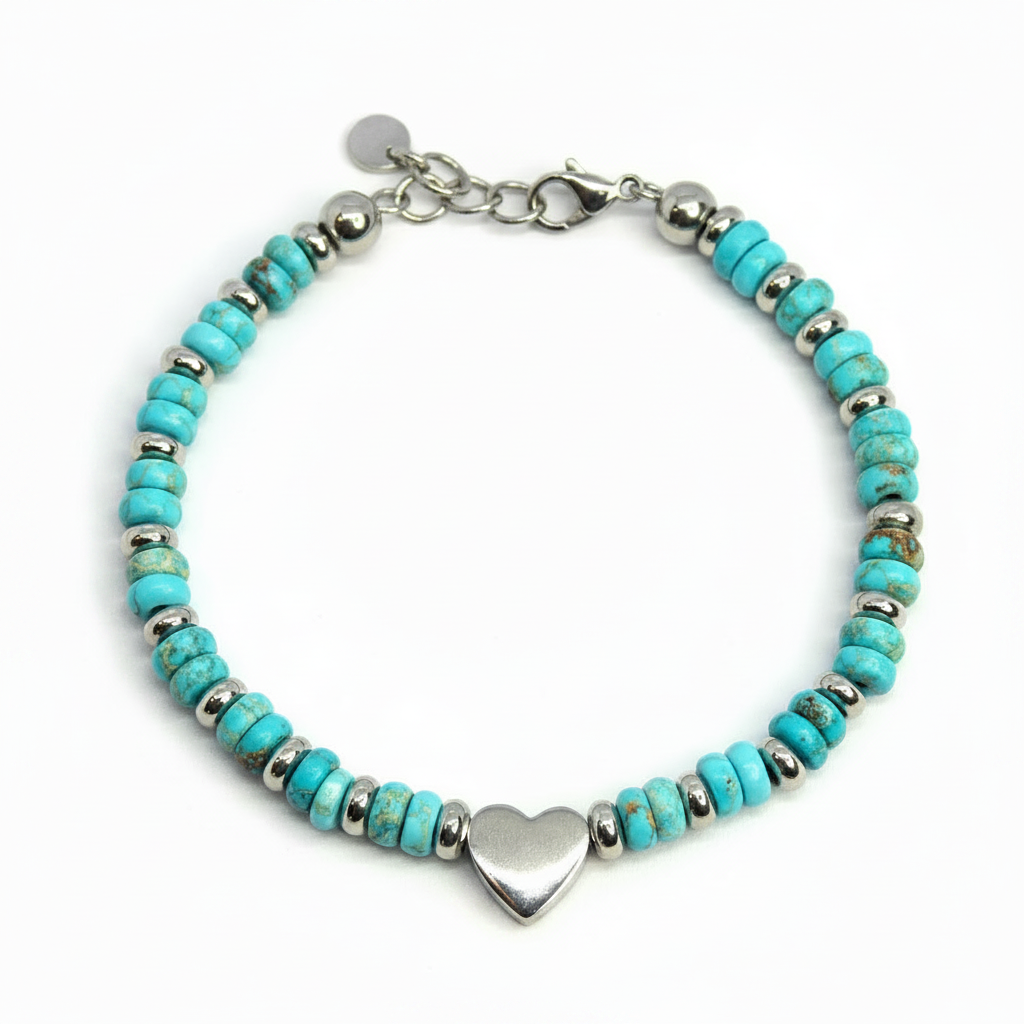Bracciale Cuore con dischi