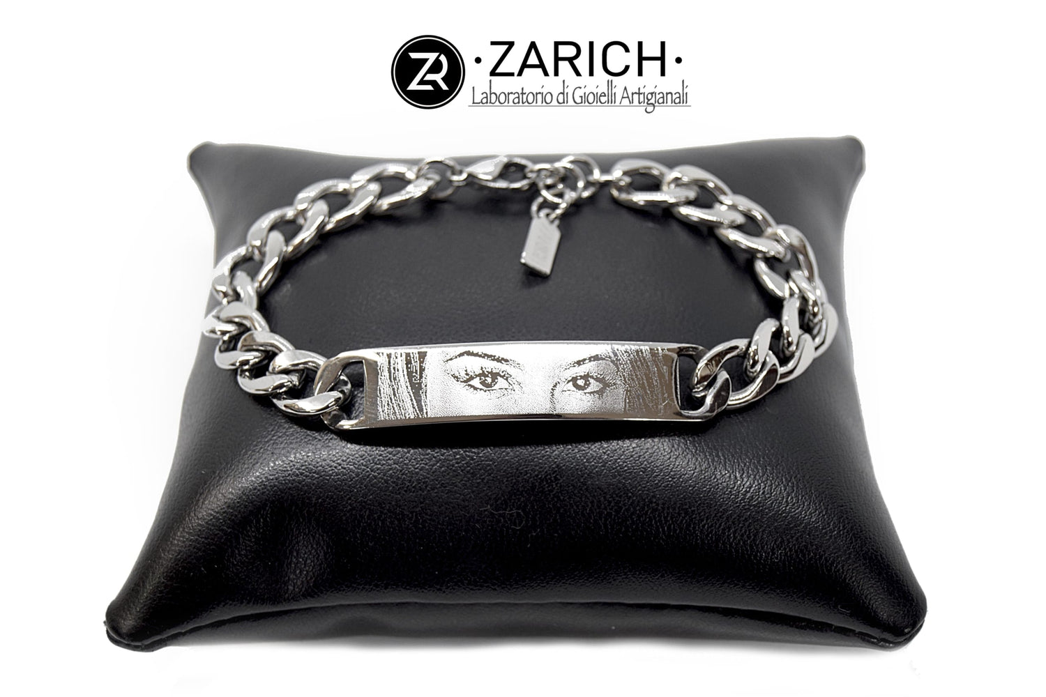 Bracciale Grumetta Sguardo Fotoinciso