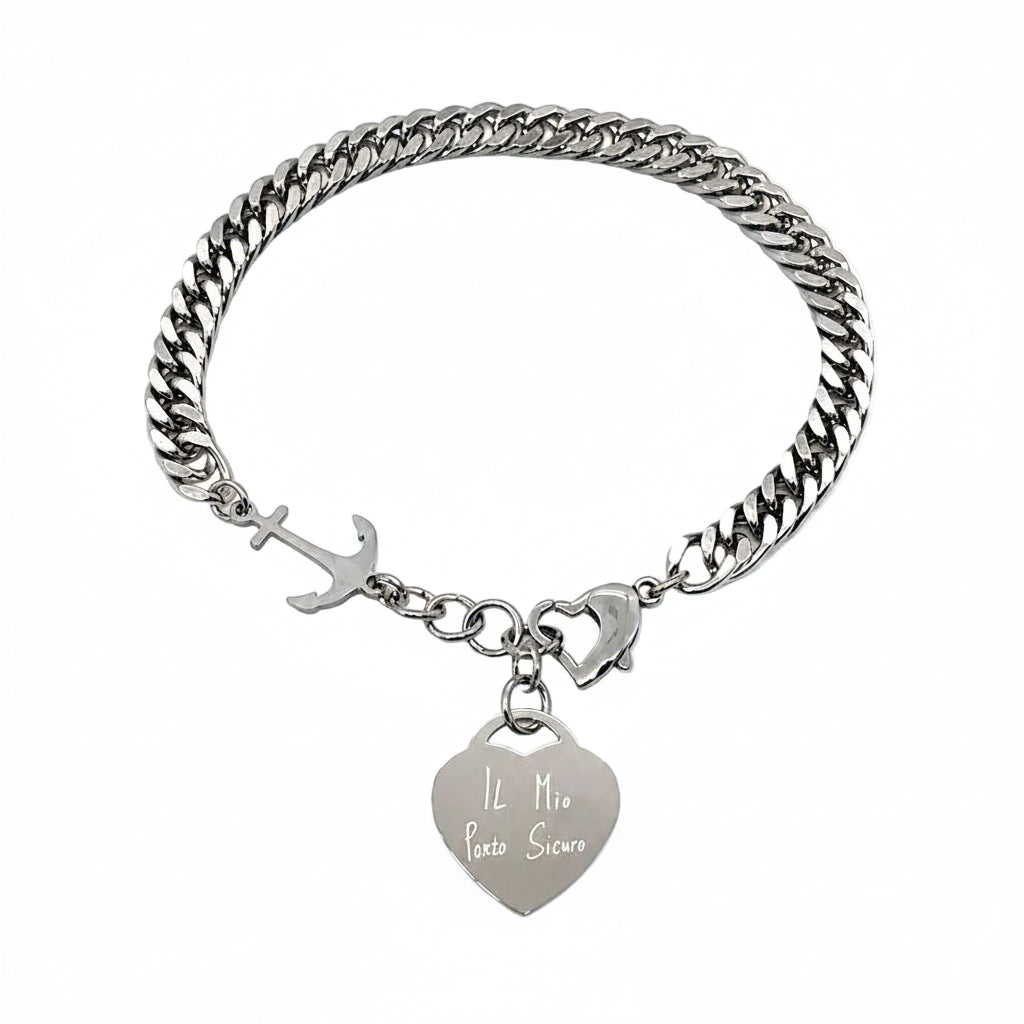 Bracciale Ancora "Scritto a mano"