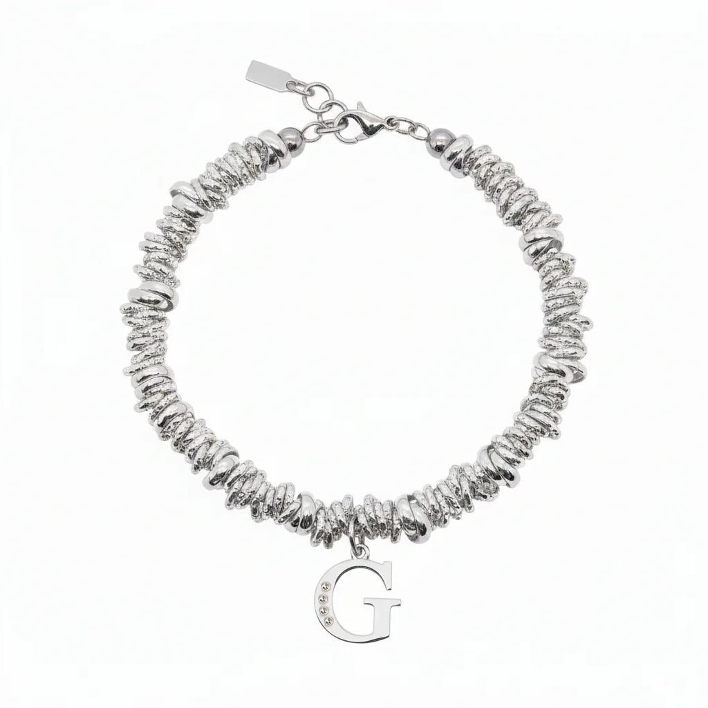 Bracciale Aluminum con Iniziale