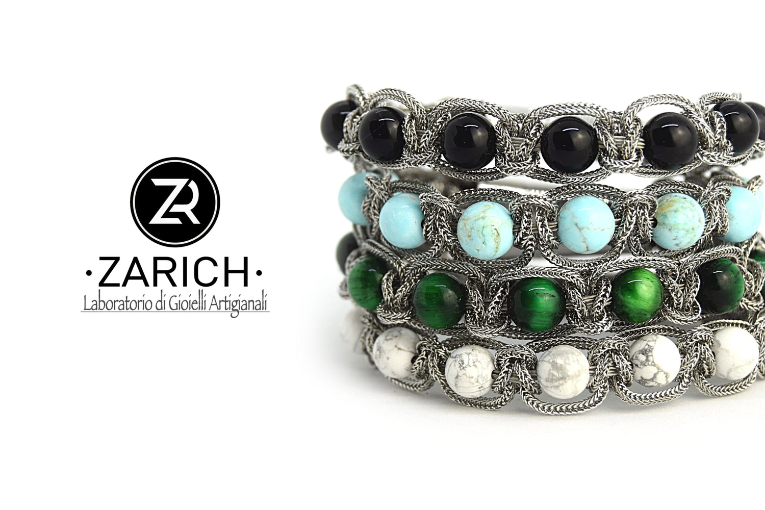 Braid Stone Turquoise Bracelet