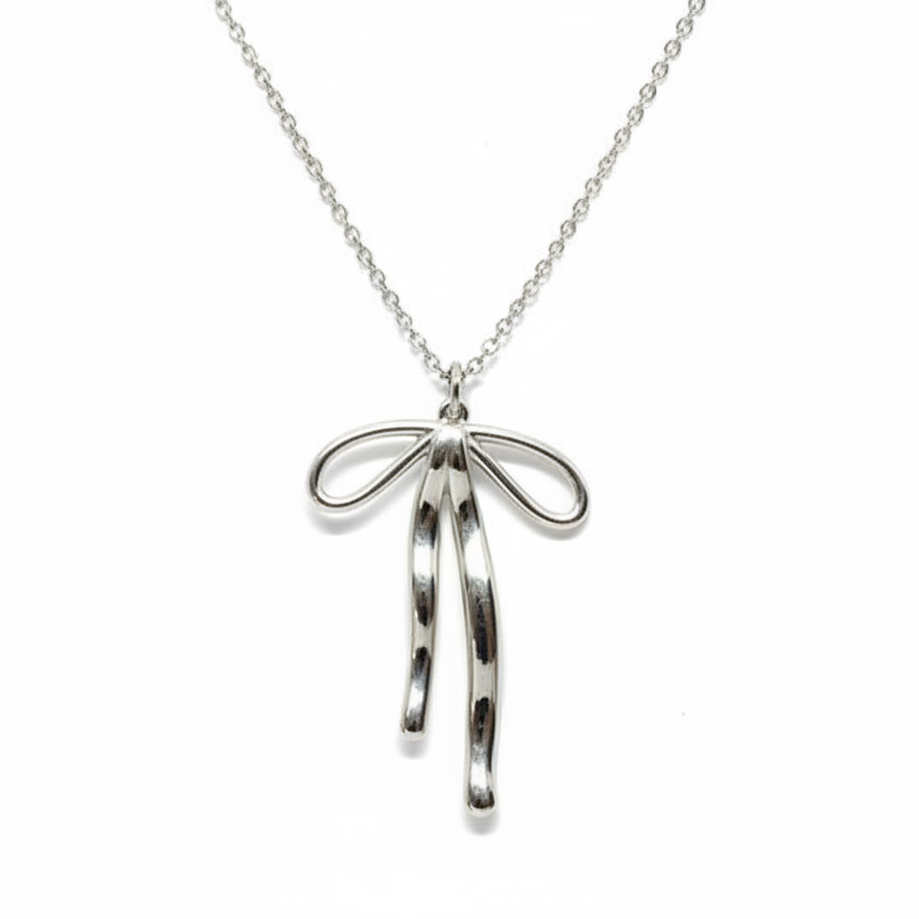 Bow necklace