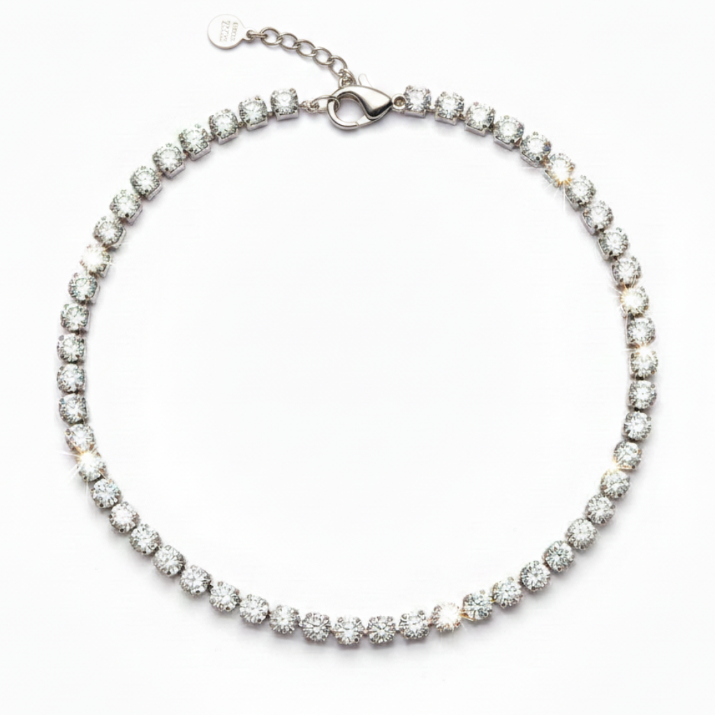 Tennis choker necklace