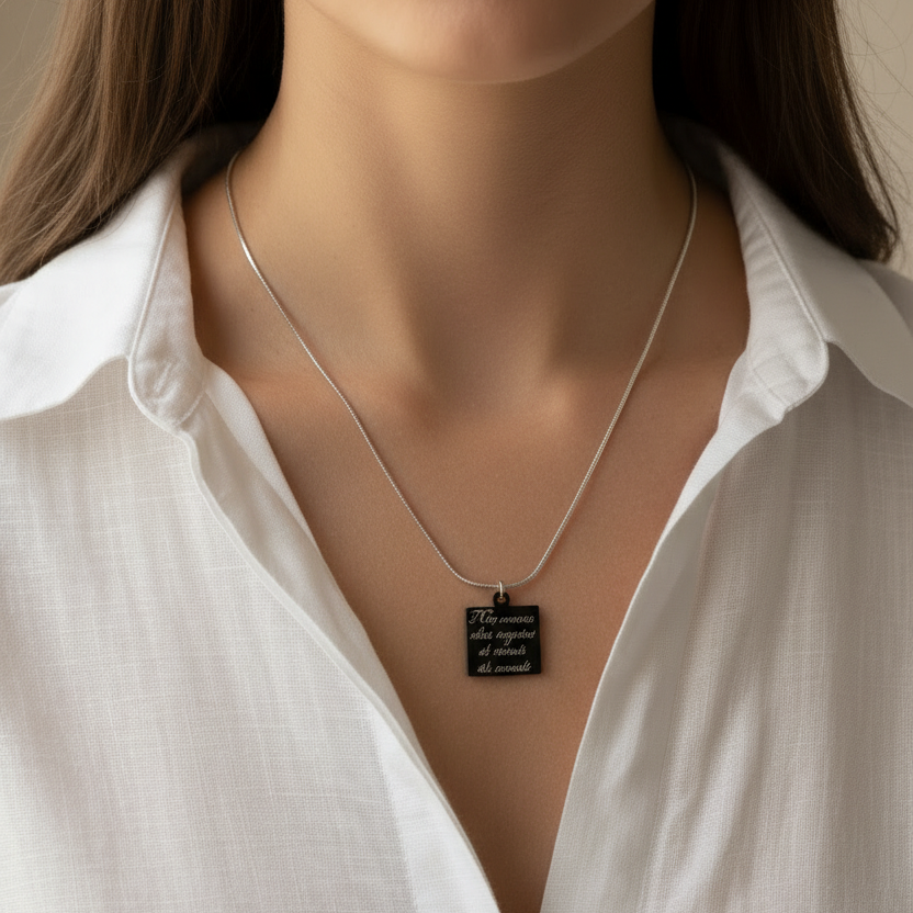 Collana Quadrata Love