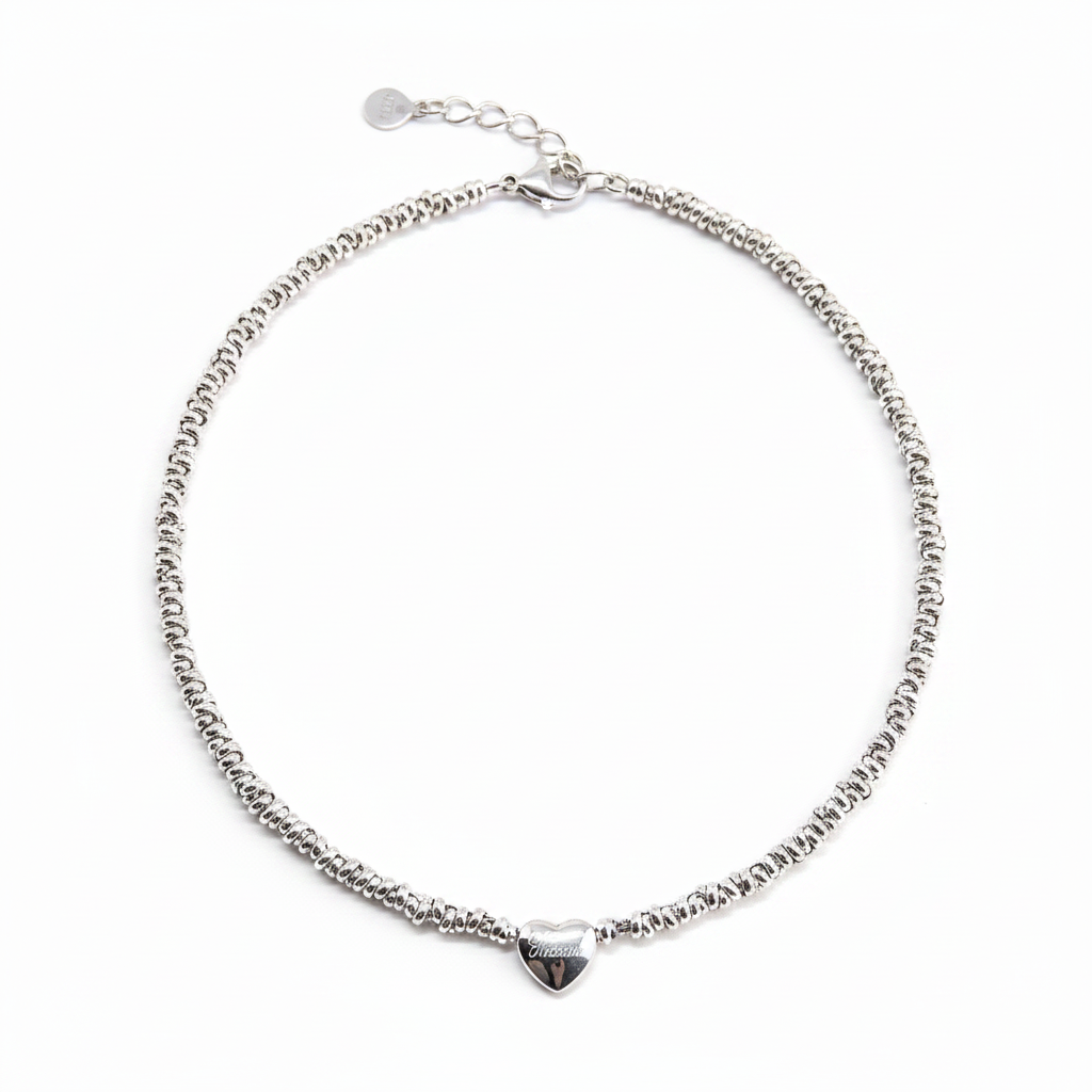 Nodino Necklace with Engraved Heart