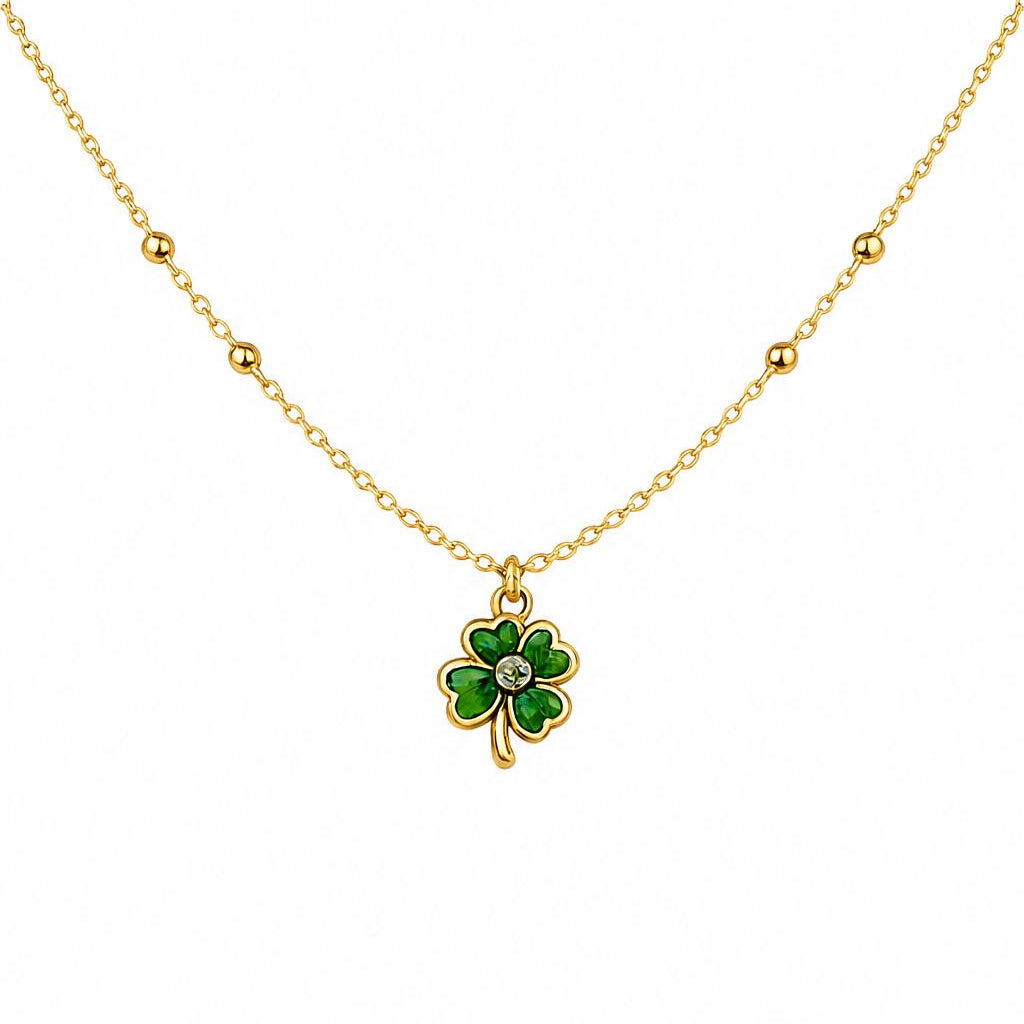 Collana quadrifoglio gold