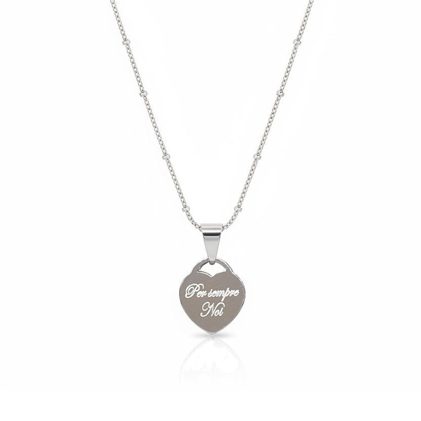Tiffany Heart Necklace with Engraving
