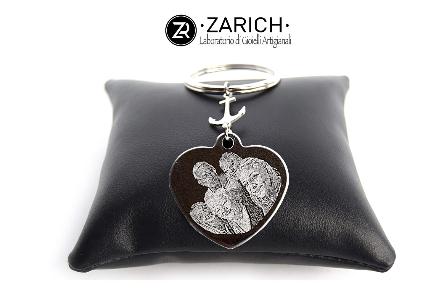 Keychain with Heart assembly with Anchor
