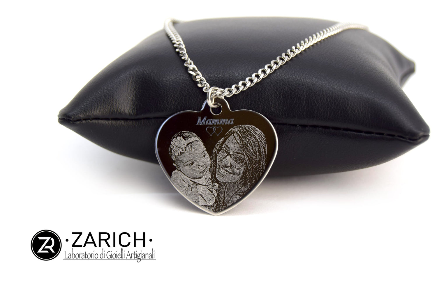 MOM Photo Etching Necklace