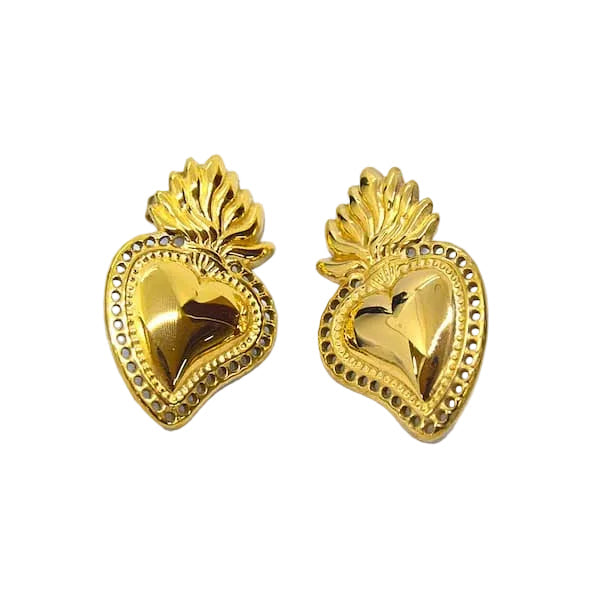 Orecchini Sacro cuore Gold