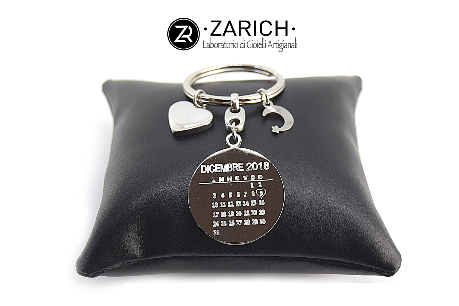 Engraved Calendar Keychain