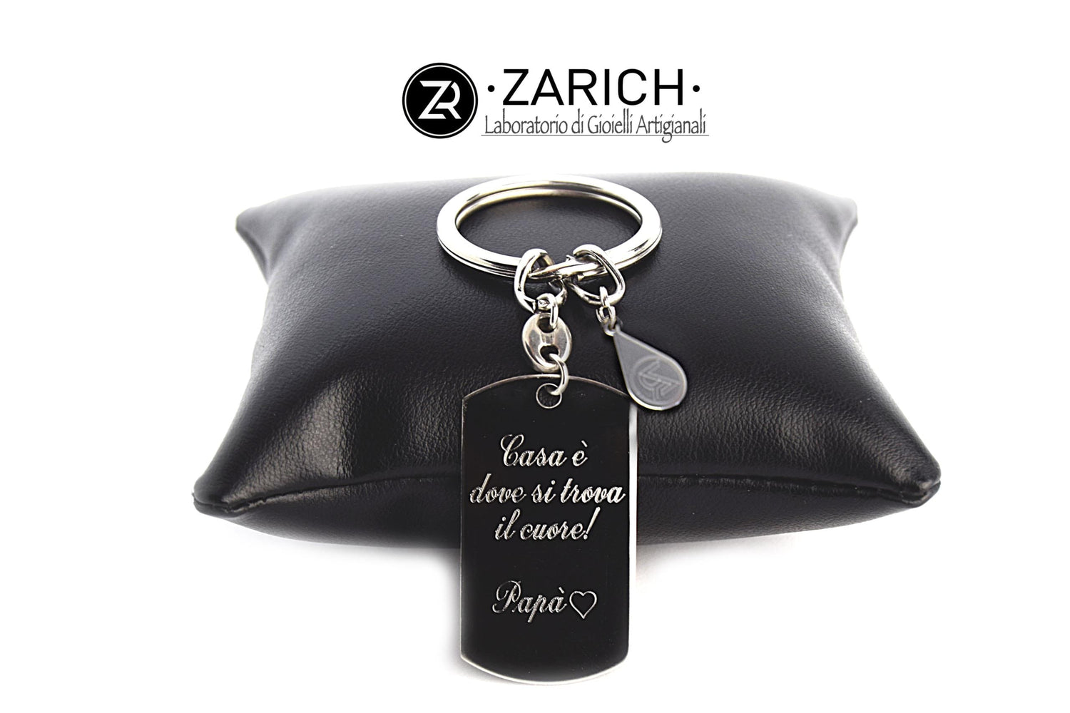 Engraved Rectangular Keychain