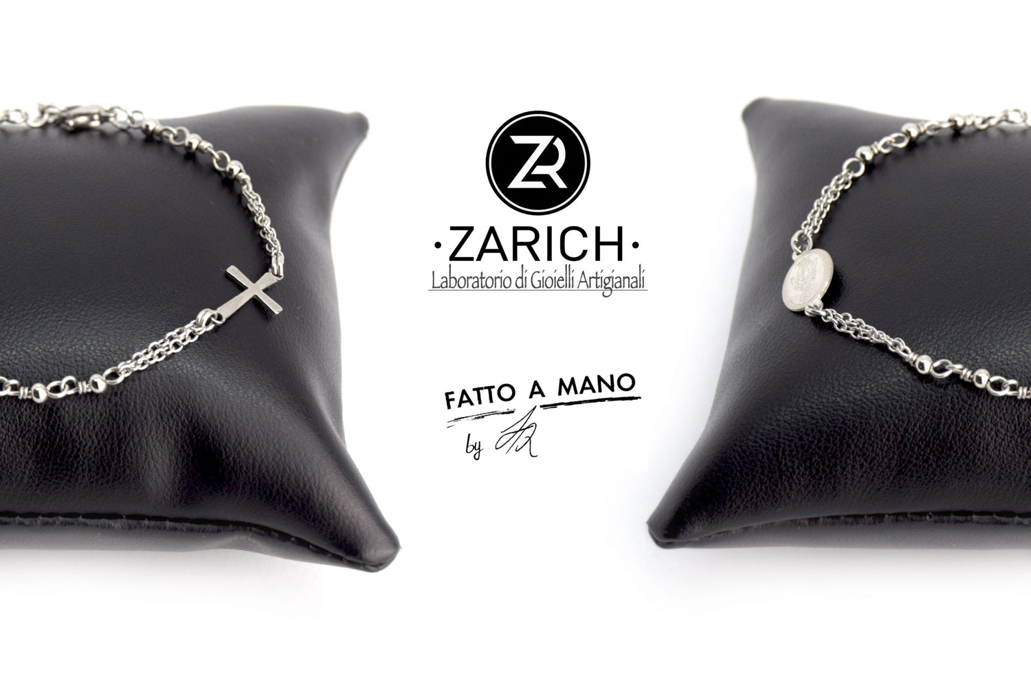 Bracciale Rosario in Acciaio silver