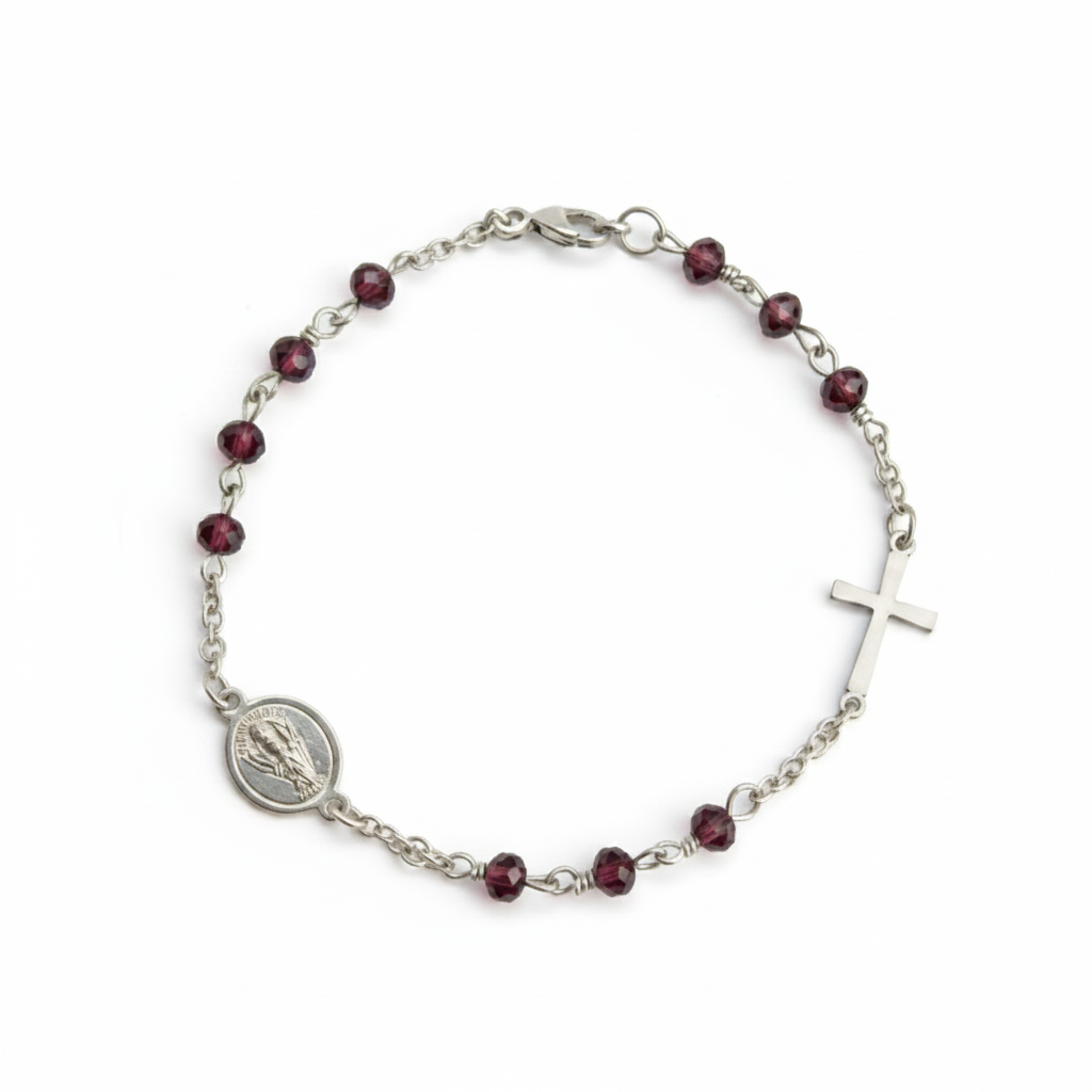 Bracciale Rosario Swarovski vari colori