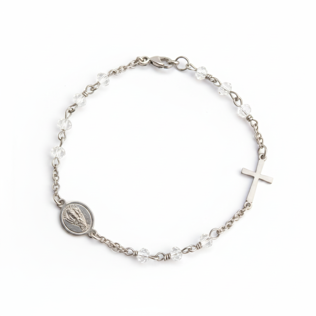 Bracciale Rosario Swarovski vari colori