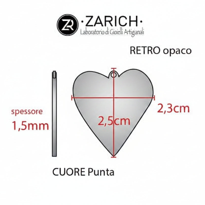 Pointed Heart Pendant