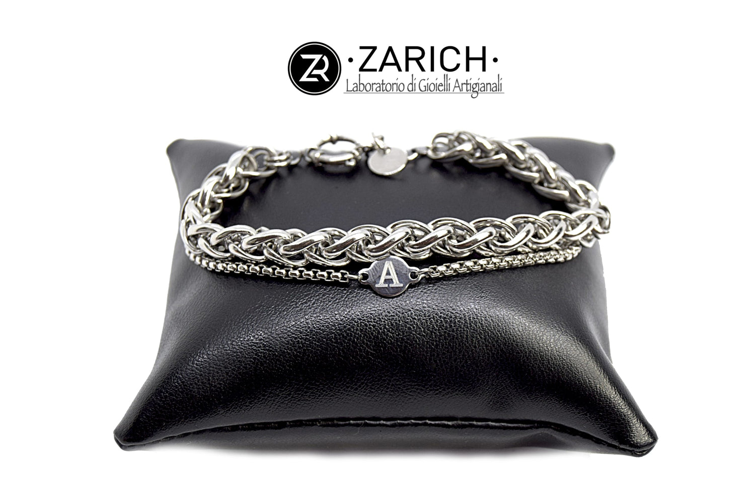 Wheat chain bracelet with cubic zirconia