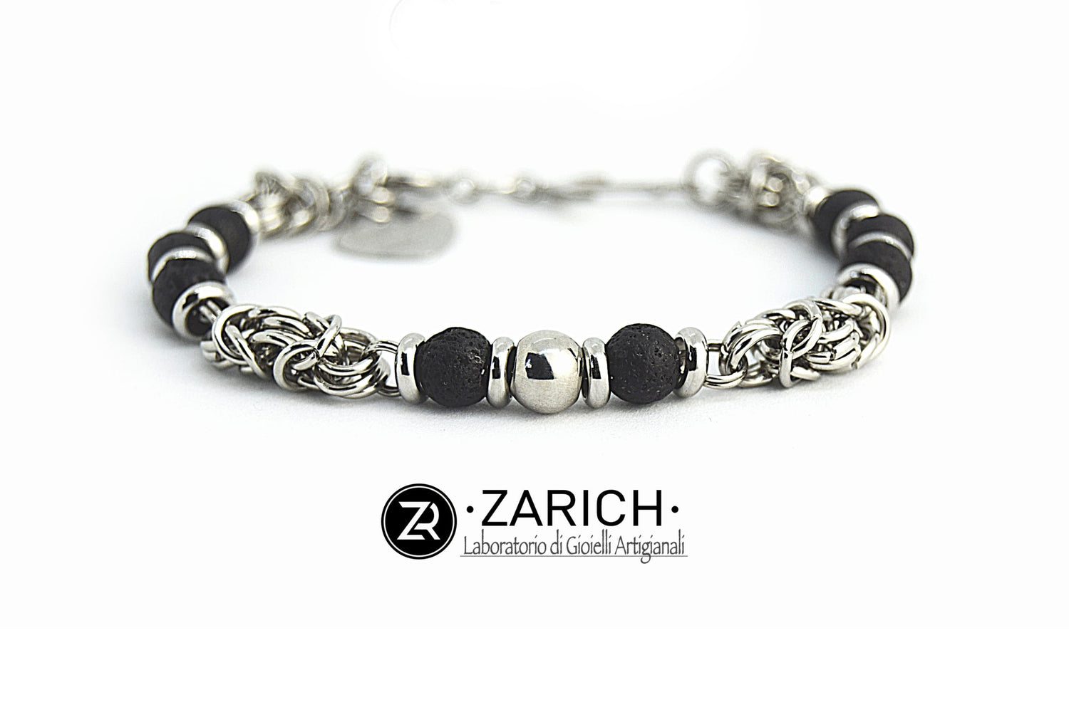 Bracciale Train Black/Silver
