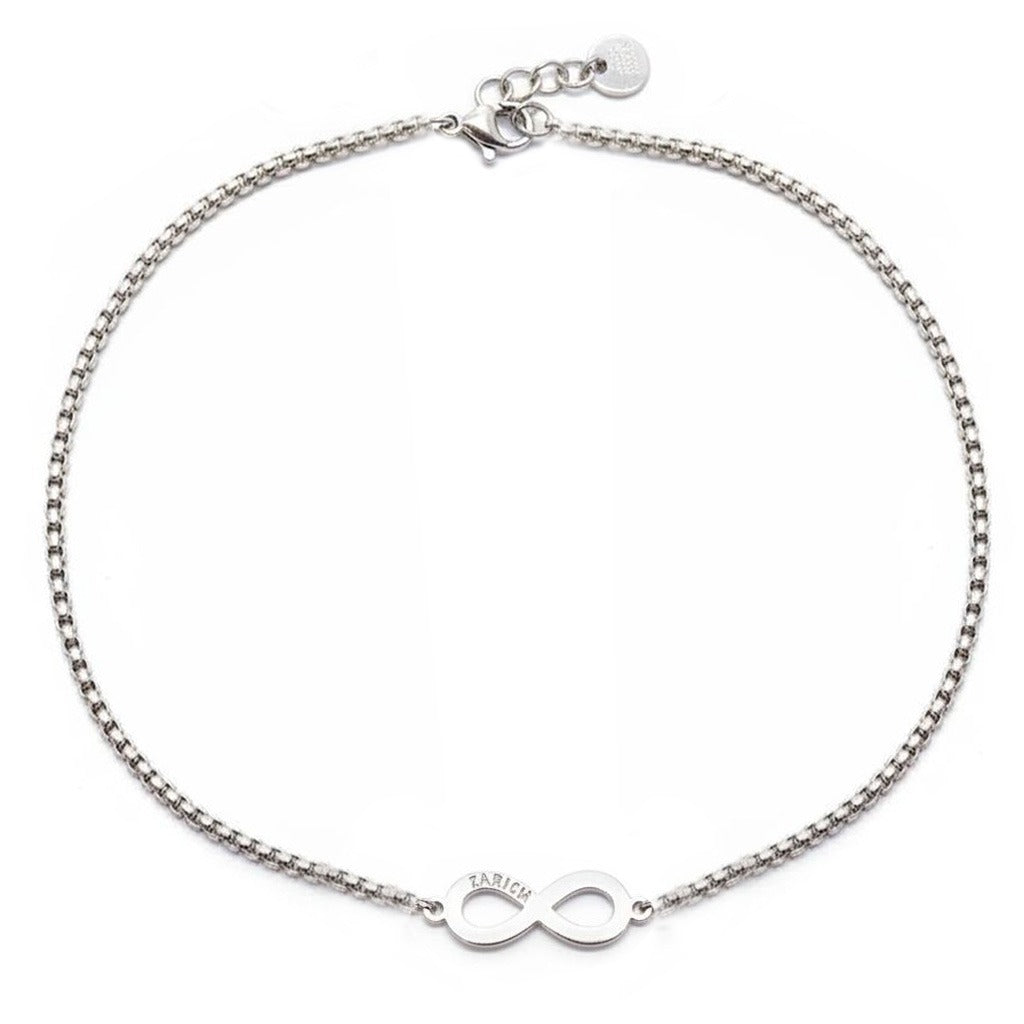 Cubic Infinity Engraved Necklace