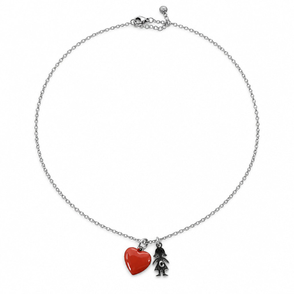 Collana Bimba con Cuore