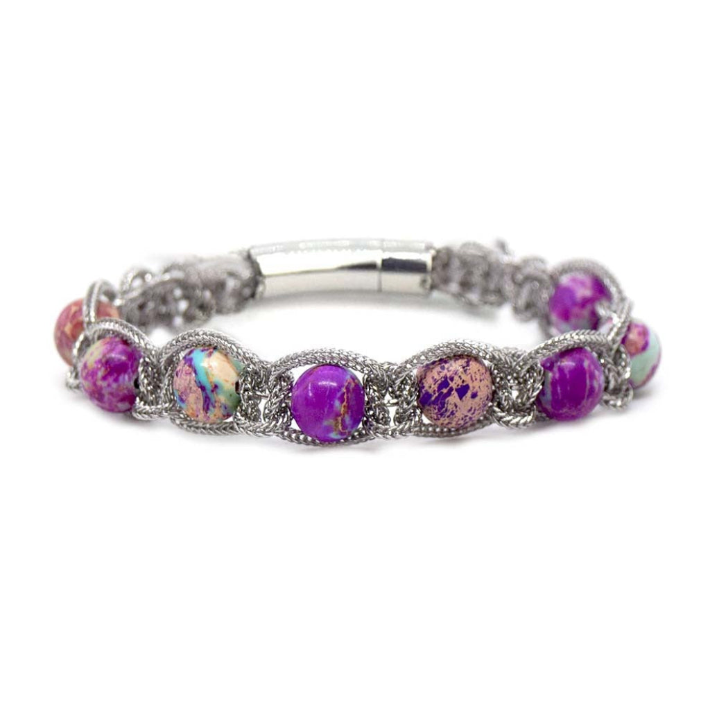 Bracciale Braid Stone Diaspro Imperiale