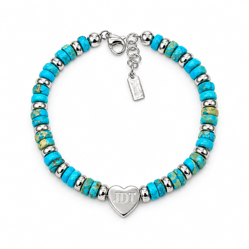 Bracciale Cuore con dischi