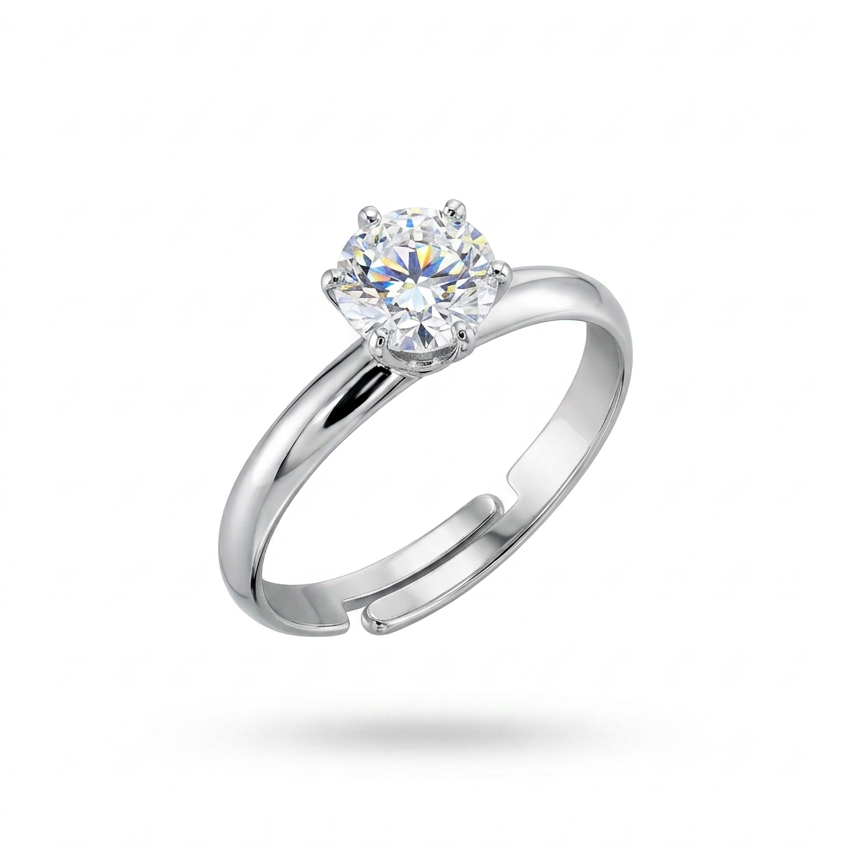 Anello Solitario Aura