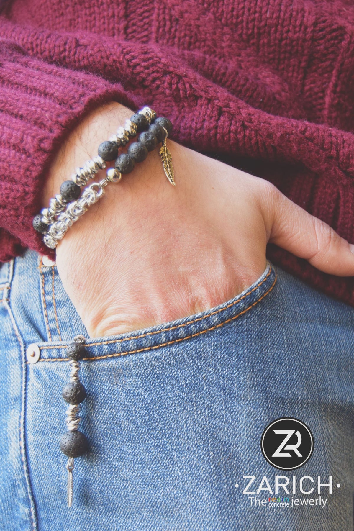 Bracciale Nodo Lavico