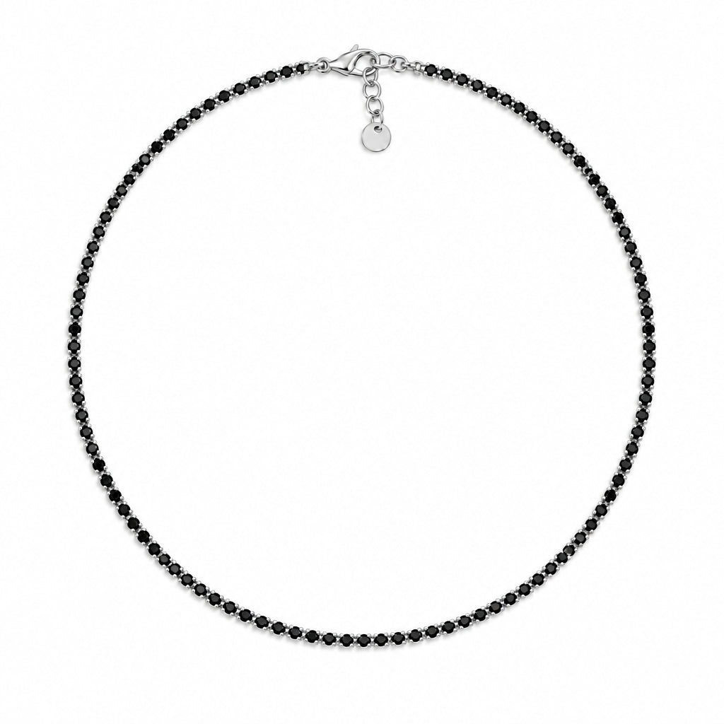 Girocollo & Bracciale Tennis black
