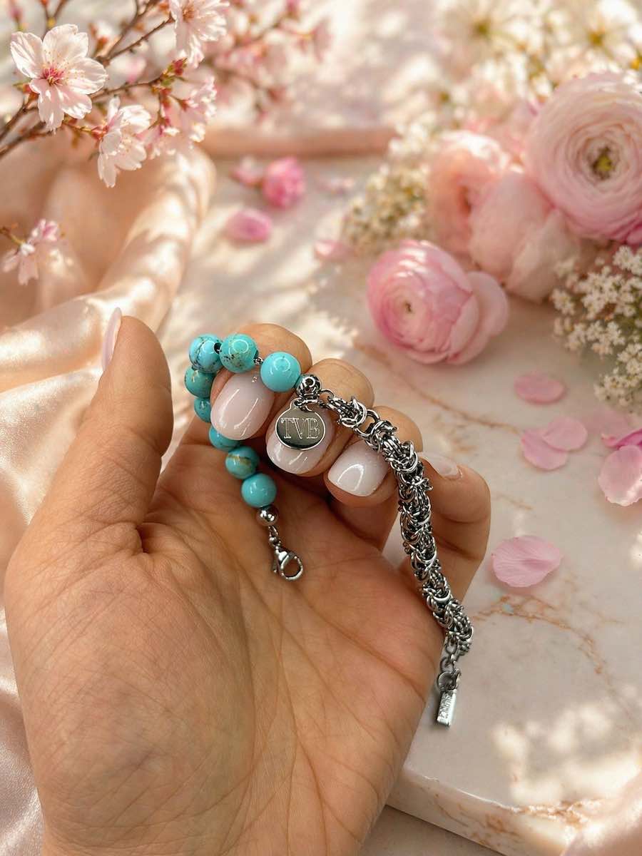 Bracciale Ibrid con medaglia incisa
