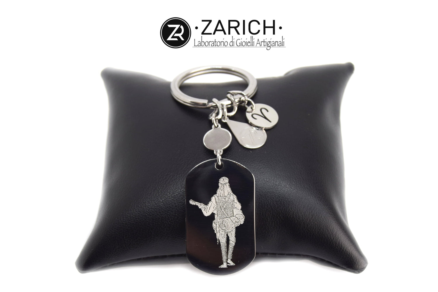 Simple rectangular keychain